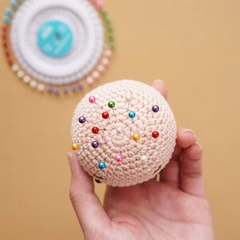 Vỉ kim định vị tròn, kim ghim may vá dùng làm đồ handmade