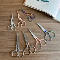 Kéo Cắt Len Handmade Mini – Kéo sắc và kéo hạc nhiều màu