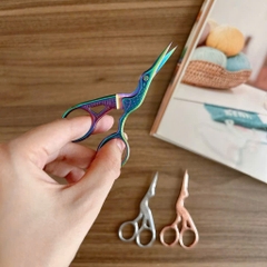 Kéo Cắt Len Handmade Mini – Kéo sắc và kéo hạc nhiều màu