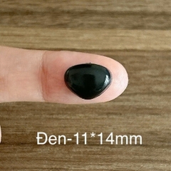 [Túi 10 cái] Mũi Thú Dán, mũi nhựa handmade không kèm chốt, dùng làm thú bông Amigurumi