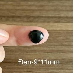 [Túi 10 cái] Mũi Thú Dán, mũi nhựa handmade không kèm chốt, dùng làm thú bông Amigurumi