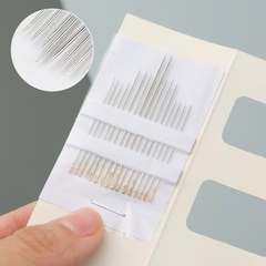 Kim Khâu Chỉ Đuôi vàng đầu nhọn vỉ 16 cái