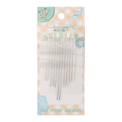 Vỉ Kim Khâu Chỉ Đuôi Bạc 12 Kim, đầu nhọn