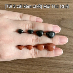 [Túi 5 cái kèm chốt] Mũi thú nhựa an toàn làm thú bông Amigurumi