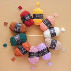 Thẻ Nhựa Quấn Len Chỉ-10 cái màu ngẫu nhiên