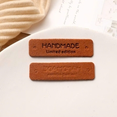 [Túi 3 cái] Tag Handmade-chất liệu da lộn mềm, gắn lên sản phẩm handmade