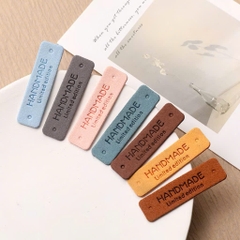 [Túi 3 cái] Tag Handmade-chất liệu da lộn mềm, gắn lên sản phẩm handmade