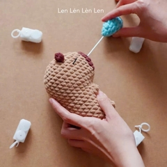 Lõi cót gắn thú bông, thú len, nước mũi Capybara