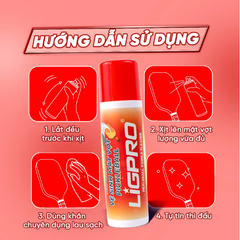 Xịt vệ sinh mặt vợt Ligpro (200ml)