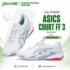 Giày Pickleball ASICS COURT FF 3 WHITE/SKY