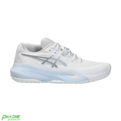 Giày Pickleball Nữ Asics GEL-RESOLUTION X WHITE/PURE SILVER
