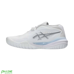 Giày Pickleball Nữ Asics GEL-RESOLUTION X WHITE/PURE SILVER