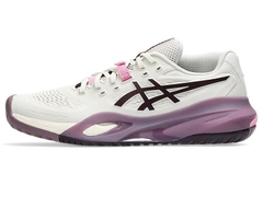 Giày Tennis/Pickleball Nữ Asics Gel Resolution X Soft Oat/Dark Aubergine 1042A279.250