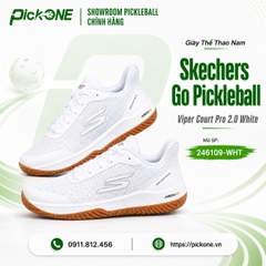 Giày Thể Thao Nam Skechers Go Pickleball Viper Court Pro 2.0 White