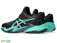 Giày Pickleball ASICS COURT FF 3 BLACK/AURORA GREEN