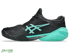 Giày Pickleball ASICS COURT FF 3 BLACK/AURORA GREEN