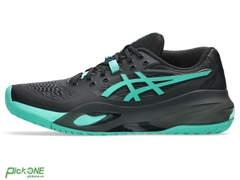 Giày Pickleball ASICS Gel-Resolution X BLACK/AURORA GREEN