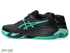 Giày Pickleball ASICS Gel-Resolution X BLACK/AURORA GREEN