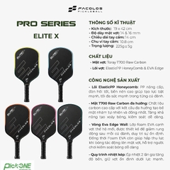 Vợt Pickleball Facolos Elite X 16mm (Standard)