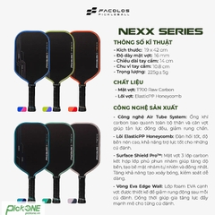 Vợt Pickleball Facolos Nexx 16mm