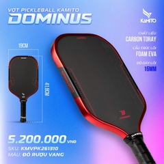 Vợt Pickleball Kamito Dominus (16mm)