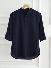 Áo Sơ Mi Nam Tay Dài Chất Liệu Vải Linen Cao Cấp, Cổ Bẻ Nam Tính, Form Dáng Thanh Lịch - LUCIINON