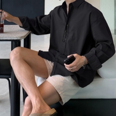 Áo Sơ Mi Tay Dài Nam Chất Vải Linen Cao Cấp, Form Regular Hàn Thanh Lịch, Chống Nhăn Tốt - LUCIINON