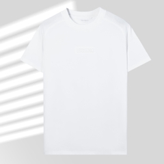 Áo Thun Nam Cổ Tròn Chất Liệu VảI Cotton Họa Tiết Raglan, Thấm Hút, Mềm Mại, Chống Nhăn - LUCIINON