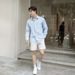 Áo Sơ Mi Nam Tay Dài SMALLINE Vải Oxford Cao Cấp Phối Sọc, Thoáng Mát, Giữ Form Chuẩn - LUCIINON