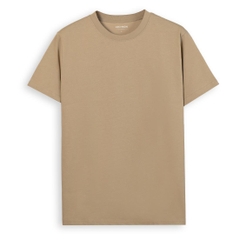 Áo Thun Nam Cổ Tròn Chất Liệu VảI Cotton, Thiết Kế Trơn Basic, Thấm Hút Cao, Mềm Mại - LUCIINON
