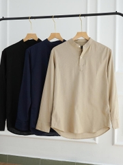 Áo Sơ Mi Nam Tay Dài Chất Liệu Vải Linen Cao Cấp, Cổ Bẻ Nam Tính, Form Dáng Thanh Lịch - LUCIINON