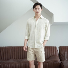 Áo Sơ Mi Nam Tay Dài OHA Chất Cotton Xốp Phối Sọc, Form Regular Thanh Lịch, Sang Trọng - LUCIINON