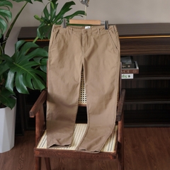 Quần Kaki Nam Chất Chất Liệu Vải Kaki, Lưng Cúc Co Giãn Dáng SlimFit, Cotton Menswear Jean Có Túi - LUCIINON