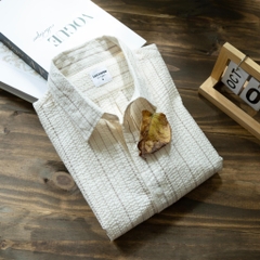 Áo Sơ Mi Nam Tay Dài OHA Chất Cotton Xốp Phối Sọc, Form Regular Thanh Lịch, Sang Trọng - LUCIINON