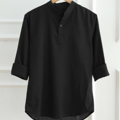 Áo Sơ Mi Nam Tay Dài Chất Liệu Vải Linen Cao Cấp, Cổ Bẻ Nam Tính, Form Dáng Thanh Lịch - LUCIINON