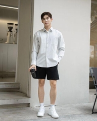 Áo Sơ Mi Nam Tay Dài SMALLINE Vải Oxford Cao Cấp Phối Sọc, Thoáng Mát, Giữ Form Chuẩn - LUCIINON