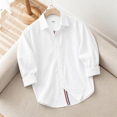 Áo Sơ Mi Tay Dài Nam LAVI Phối Kẻ Sọc Chất VảI Oxford, Form Regular Sang Trọng - LUCIINON