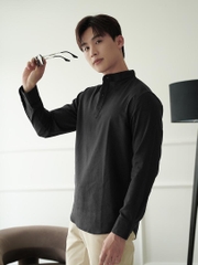 Áo Sơ Mi Nam Tay Dài Chất Liệu Vải Linen Cao Cấp, Cổ Bẻ Nam Tính, Form Dáng Thanh Lịch - LUCIINON