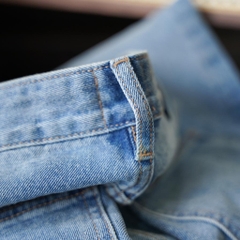 Quần Jean Baggy Ống Suông Chất Liệu Vải Jeans Cotton ThoảI Mái, Có Túi, Chuẩn Form - LUCIINON