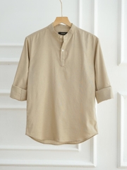 Áo Sơ Mi Nam Tay Dài Chất Liệu Vải Linen Cao Cấp, Cổ Bẻ Nam Tính, Form Dáng Thanh Lịch - LUCIINON