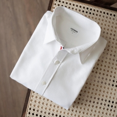 Áo Sơ Mi Tay Dài Nam LAVI Phối Kẻ Sọc Chất VảI Oxford, Form Regular Sang Trọng - LUCIINON