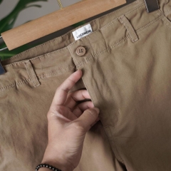 Quần Kaki Nam Chất Chất Liệu Vải Kaki, Lưng Cúc Co Giãn Dáng SlimFit, Cotton Menswear Jean Có Túi - LUCIINON