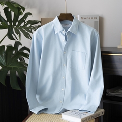 Áo Sơ Mi Tay Dài Nam Chất Vải Linen Cao Cấp, Form Regular Hàn Thanh Lịch, Chống Nhăn Tốt - LUCIINON