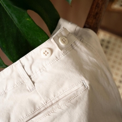 Quần Kaki Nam Chất Chất Liệu Vải Kaki, Lưng Cúc Co Giãn Dáng SlimFit, Cotton Menswear Jean Có Túi - LUCIINON