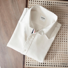 Áo Sơ Mi Tay Dài Nam LAVI Phối Kẻ Sọc Chất VảI Oxford, Form Regular Sang Trọng - LUCIINON