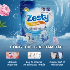 Viên giặt Zesty Clean 3in1 túi 30 viên - 300g
- Hương Đại dương tươi mát