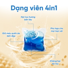 Viên giặt Zesty Clean 3in1 túi 30 viên - 300g
- Hương Đại dương tươi mát