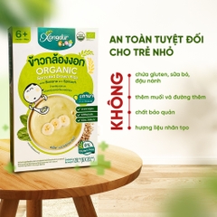 Bột ăn dặm Gạo lứt Organic Xongdur Baby vị Chuối và Bí ngô 120G