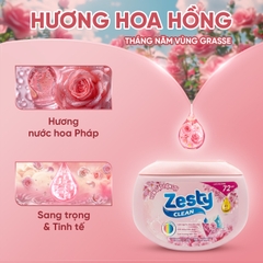 Viên giặt Zesty Clean 5in1 lưu hương 72 giờ hộp 40 viên - 440g 
- Hương Hoa hồng tháng Năm vùng Grasse