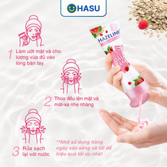 Sữa rửa mặt Hazeline Yến Mạch Dâu Tằm Chiết Xuất Thiên Nhiên Ngừa Mụn Sáng Da 100g
